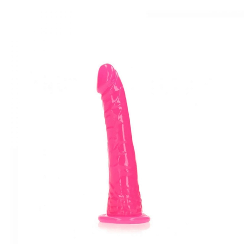 REALISTIC DILDO GLOW PINK
