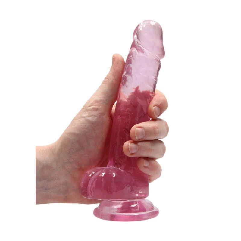 Alternative view of REALISTIC DILDO WITH BALLS PINK