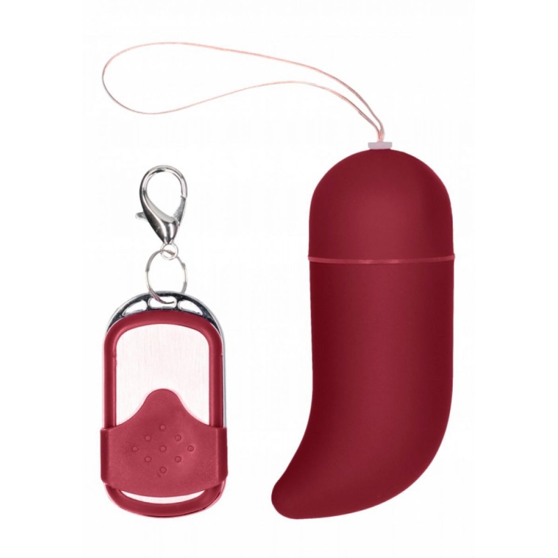 WIRELESS VIBRATING G-SPOT EGG LARGE RED
