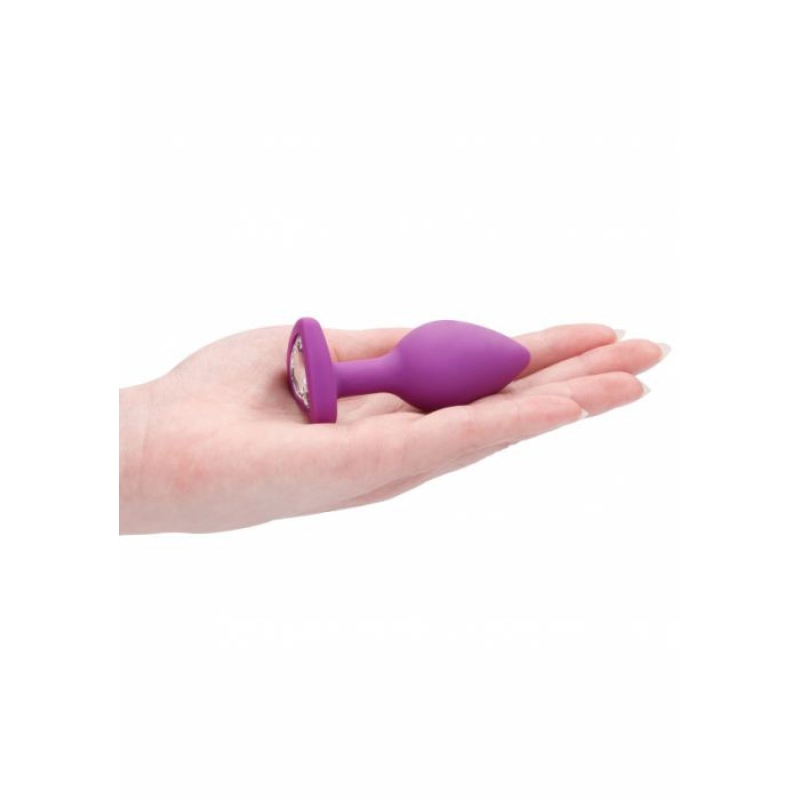 Alternative view of DIAMOND HEART BUTT PLUG REGULAR PURPLE