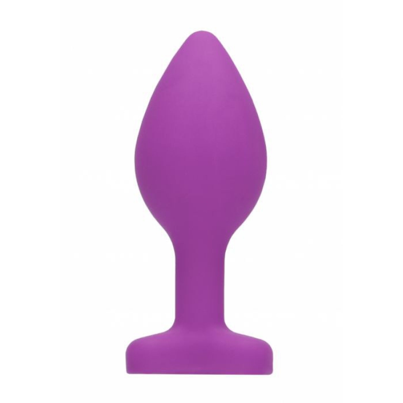 DIAMOND HEART BUTT PLUG REGULAR PURPLE