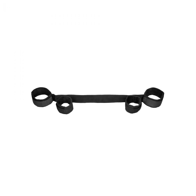 Alternative view of Spreader Bar with Hand and Ankle Cuffs