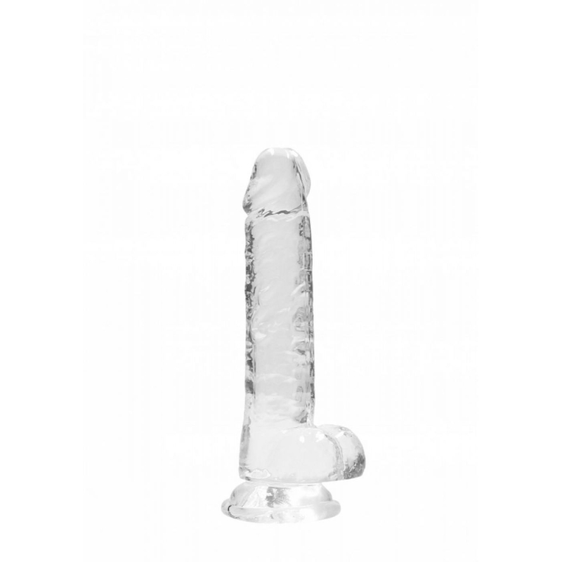 REALISTIC DILDO WITH BALLS CLEAR
