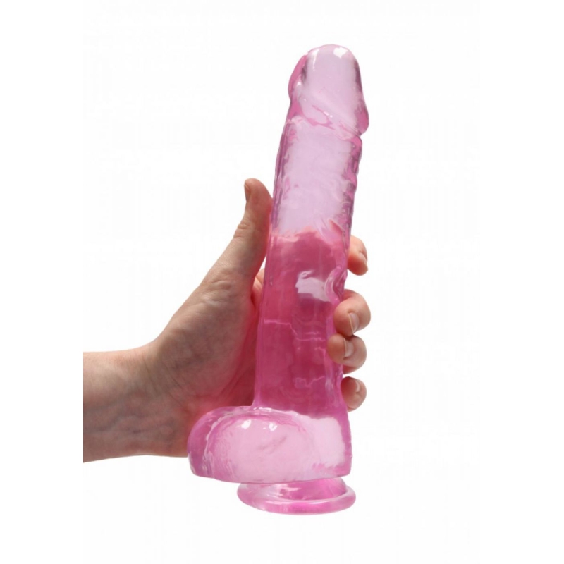 Alternative view of REALISTIC DILDO WITH BALLS PINK