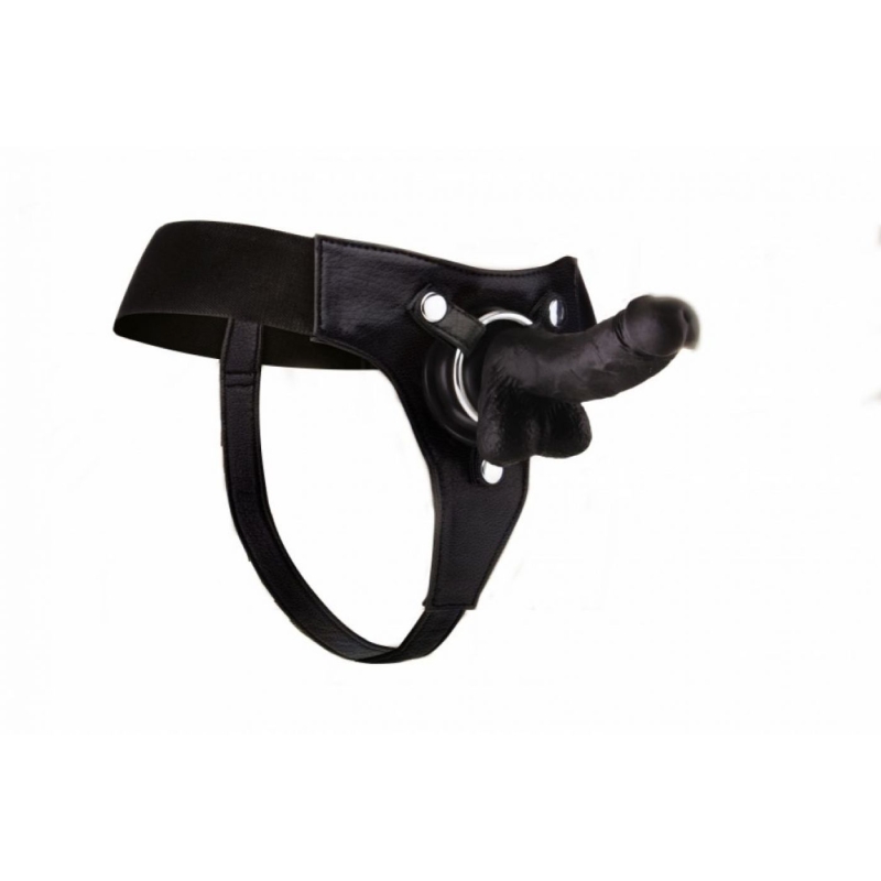 Alternative view of Realistic 7 Inch Strap-on Black