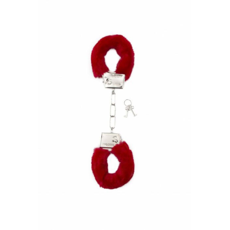 FURRY HANDCUFFS RED