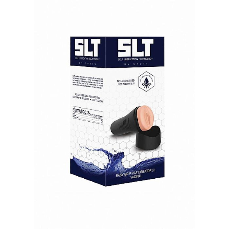 Alternative view of EASY GRIP MASTURBATOR XL VAGINAL FLESH