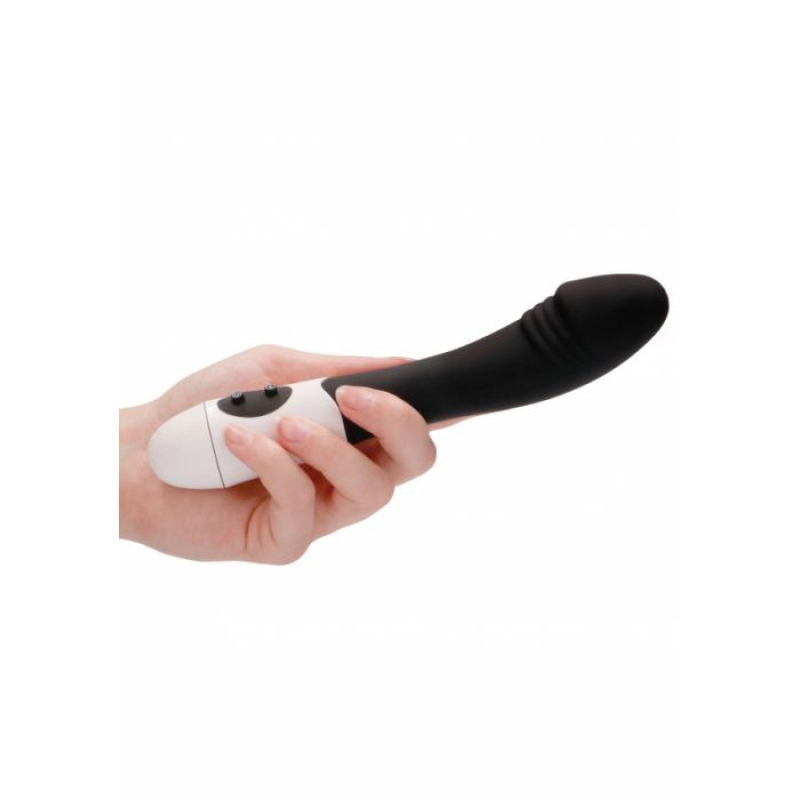 Alternative view of RIBBED VIBRATOR BLACK