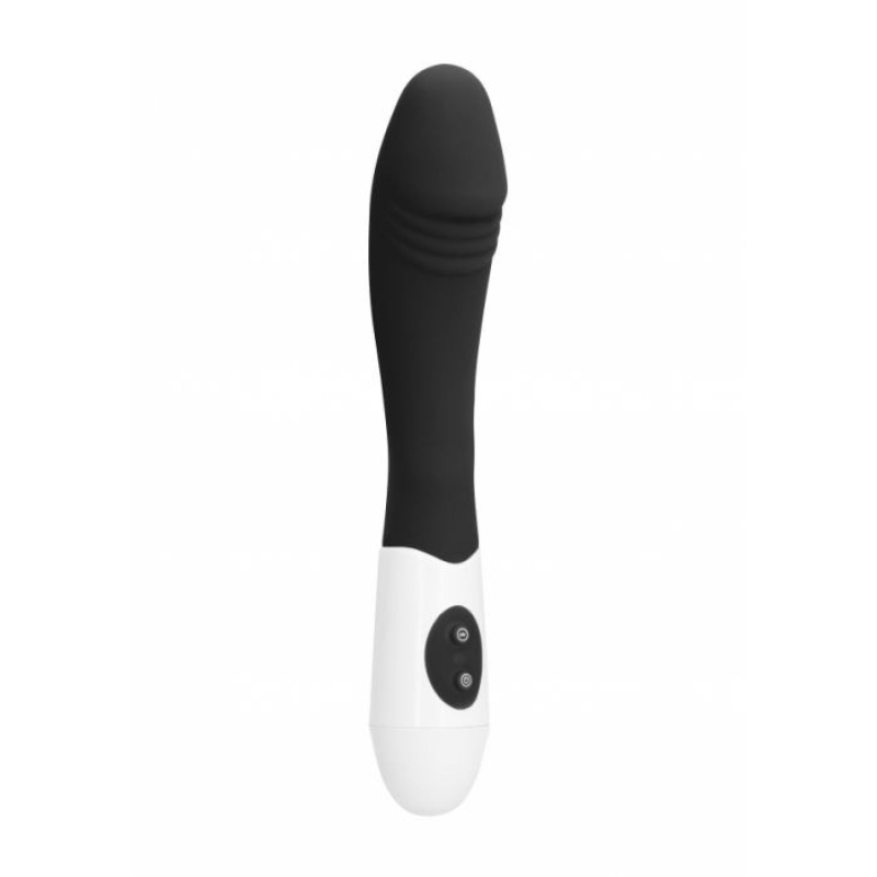 RIBBED VIBRATOR BLACK