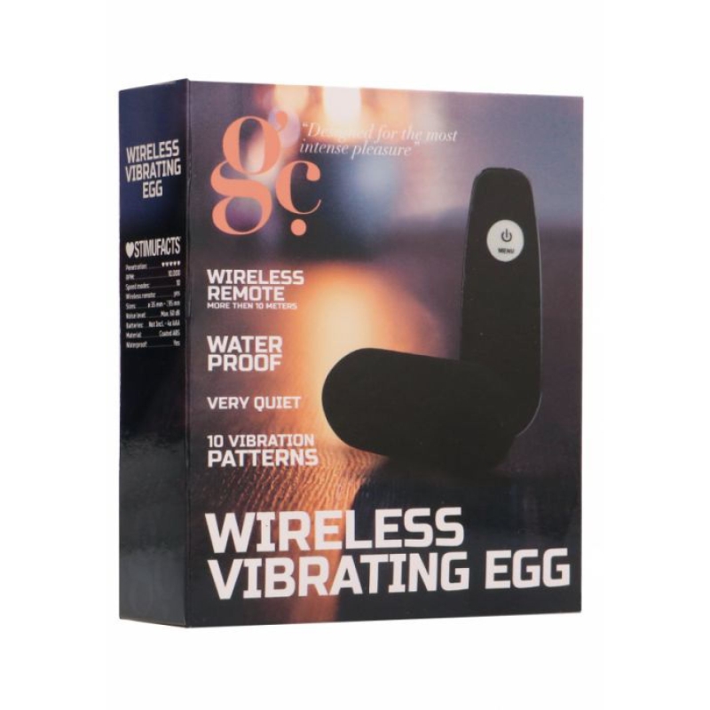 Alternative view of WIRELESS VIBRATING EGG BLACK