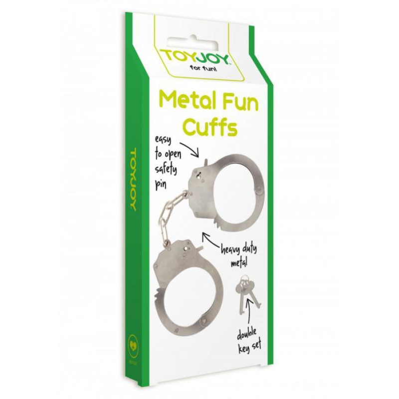 Alternative view of METAL HANDCUFFS SILVER