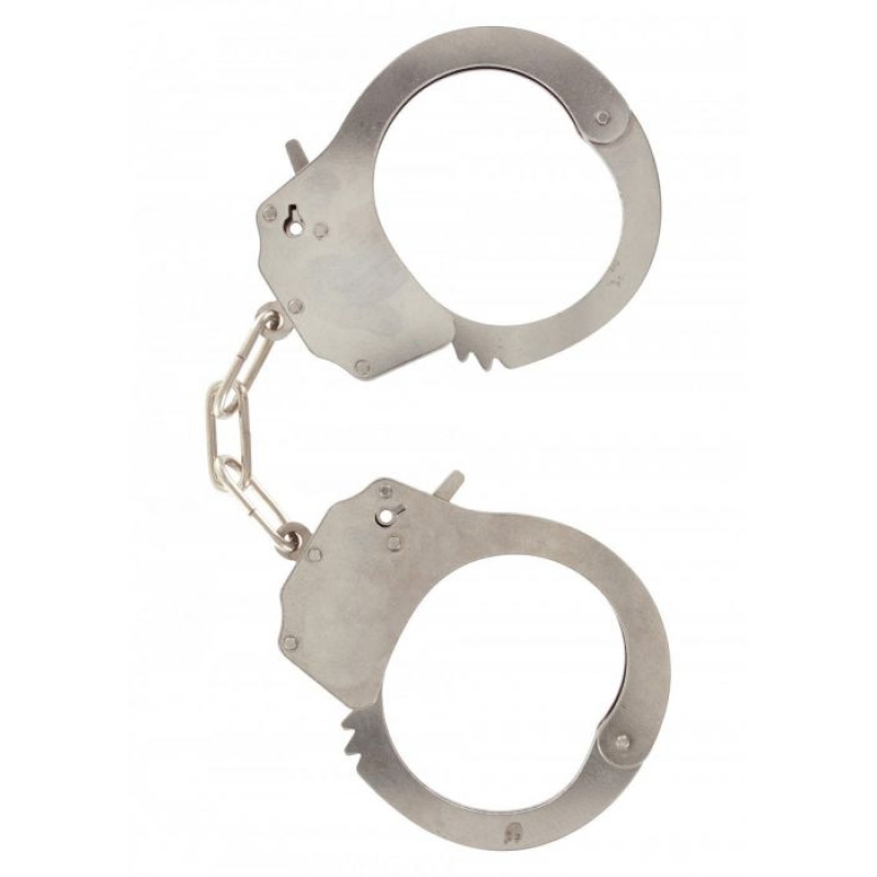 METAL HANDCUFFS SILVER