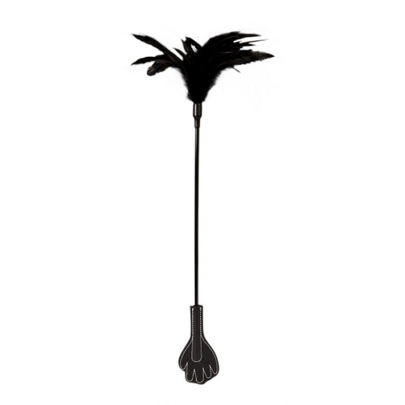 Feather Crop Black