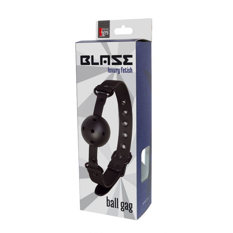 Alternative view of BLAZE BALL GAG WITH PAINTING EDGE BLACK