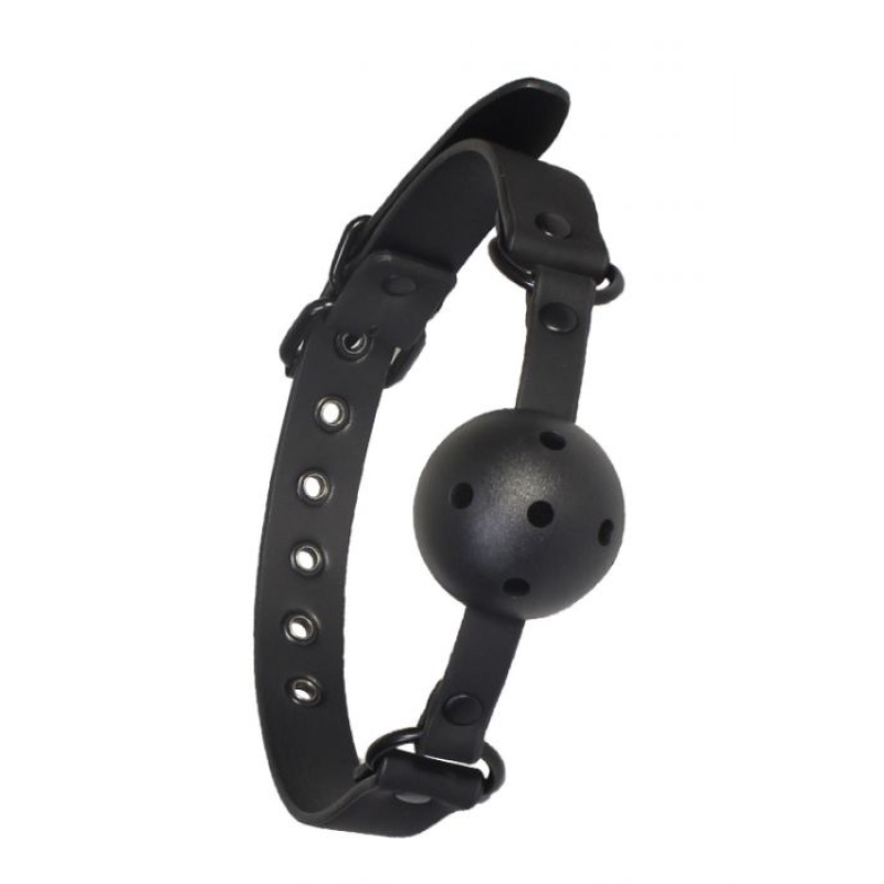 BLAZE BALL GAG WITH PAINTING EDGE BLACK