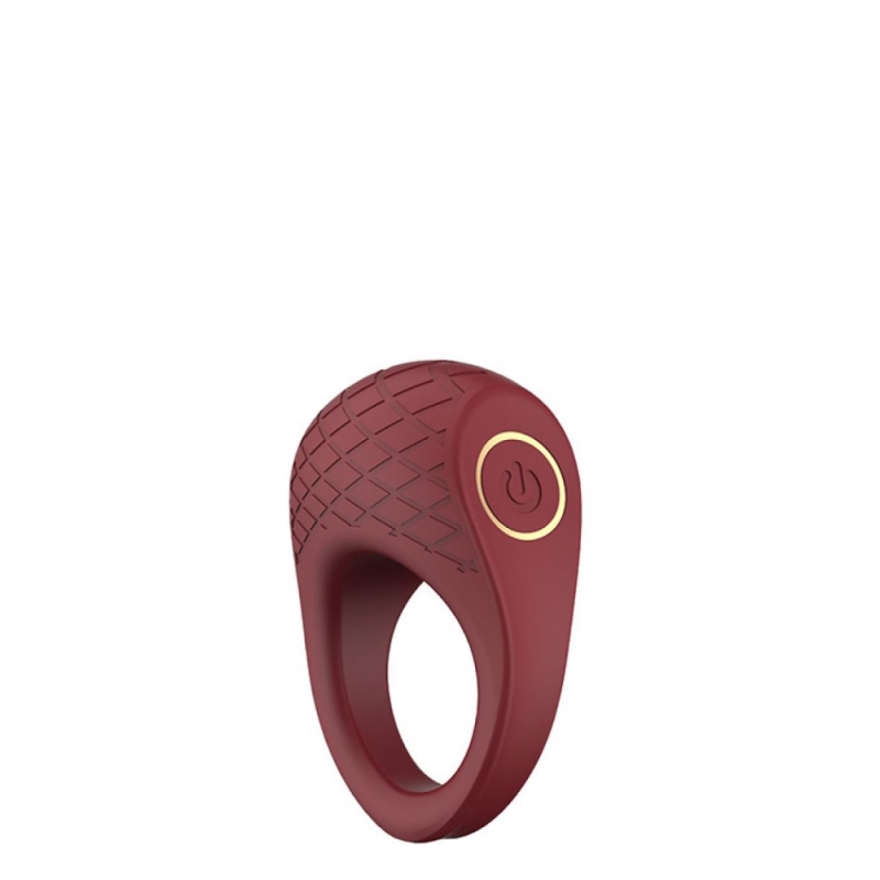 Romance Ivy Vibrating Penis Ring Red