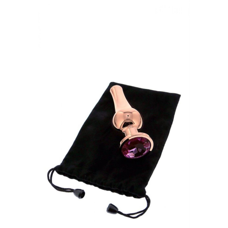 Alternative view of GLEAMING LOVE ROSE GOLD PLEASURE PLUG MEDIUM