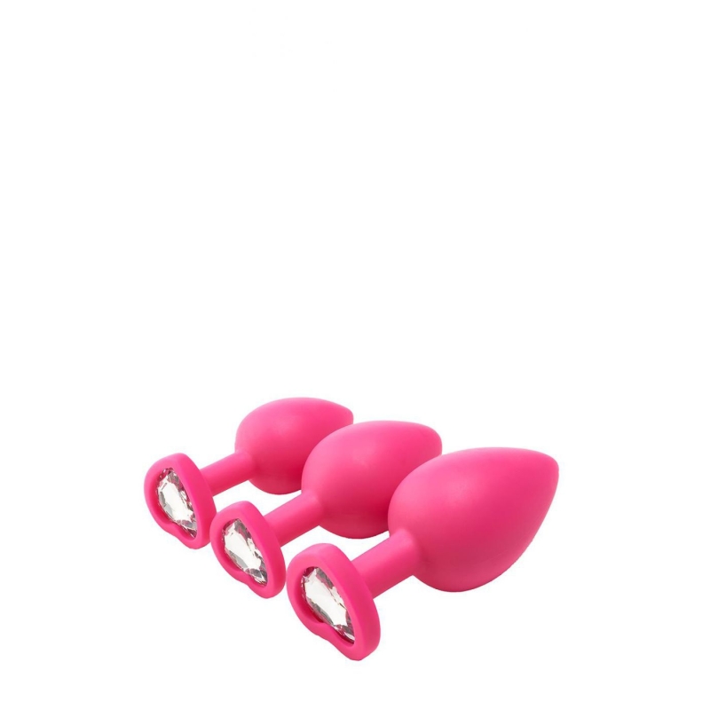 Alternative view of FLIRTS ANAL TRAINING KIT GEM STONE PINK