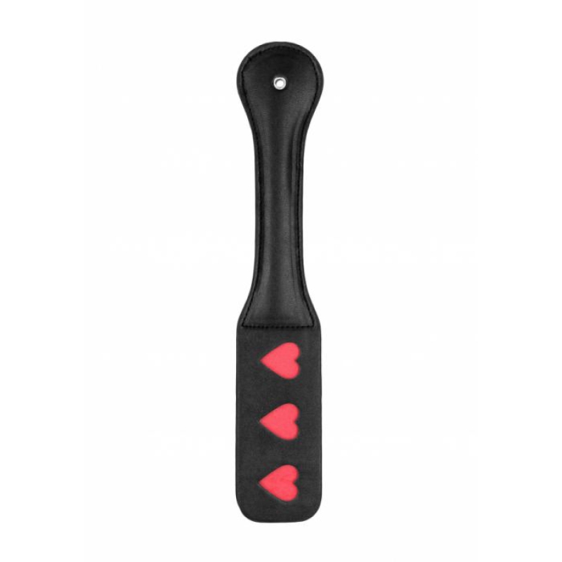 Paddle Hearts Black