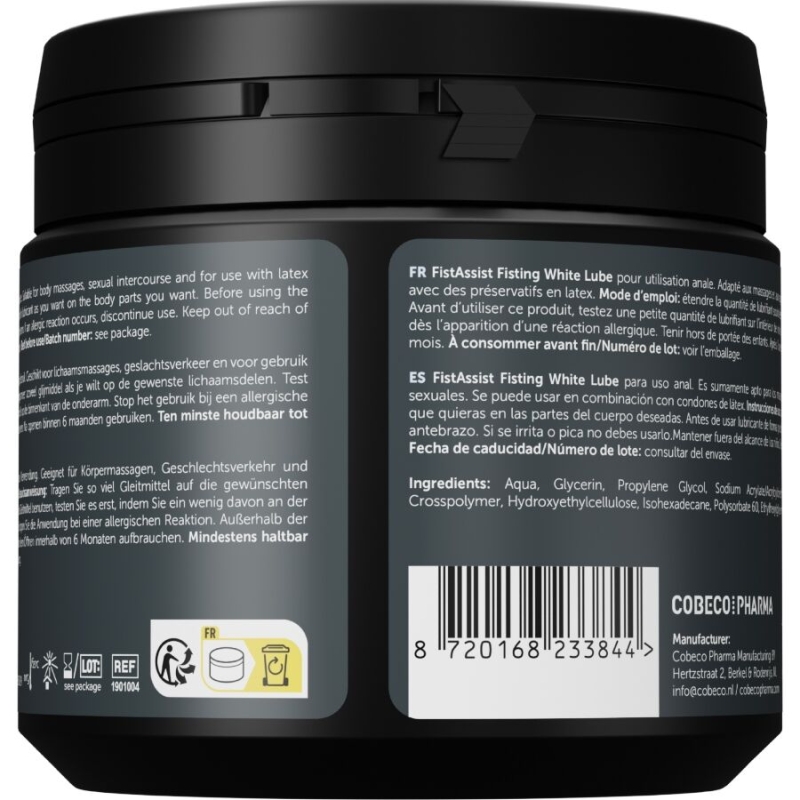 Alternative view of COBECO - FIST ASSIST WHITE LUBE EXTRA-THICK 500 ML