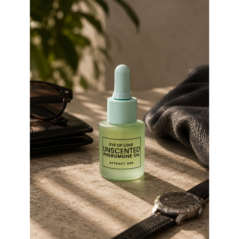 Alternative view of EYE OF LOVE - PHEROMONE-INFUSED PERFUMED OIL FOR MEN, FRAGRANCE-FREE, 20 ML