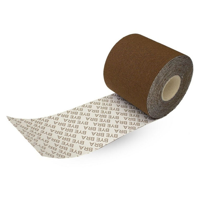 Alternative view of BYE-BRA - BODY TAPE 5 M X 6.5 CM + 3 PAIRS OF NIPPLE COVERS BROWN