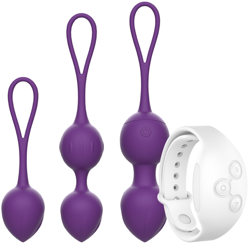 Alternative view of REWOLUTION - REWOBEADS VIBRATING BALLS REMOTE CONTROL WITH WATCHME TECHNOLOGY