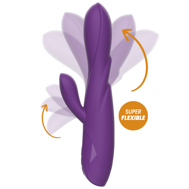 Alternative view of REWOLUTION - REWORABBIT FLEXIBLE VIBRATOR WITH RABBIT