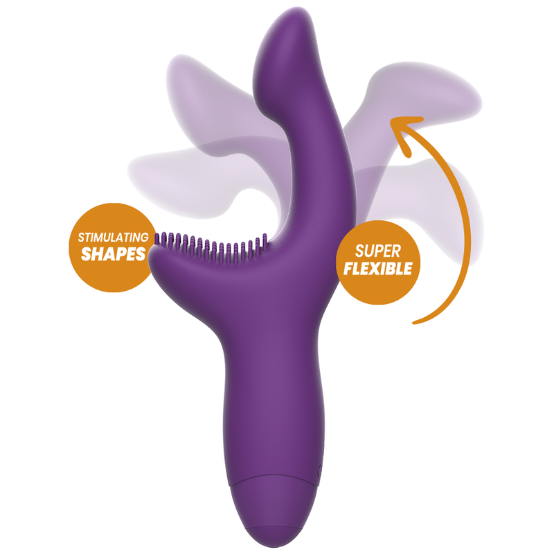 Alternative view of REWOLUTION - REWOKISS VIBRATOR POINT TO STIMULATOR
