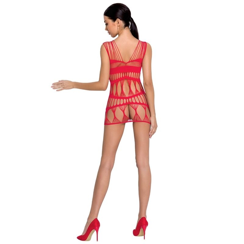 Alternative view of PASSION - WOMAN BS089 RED BODYSTOCKING ONE SIZE