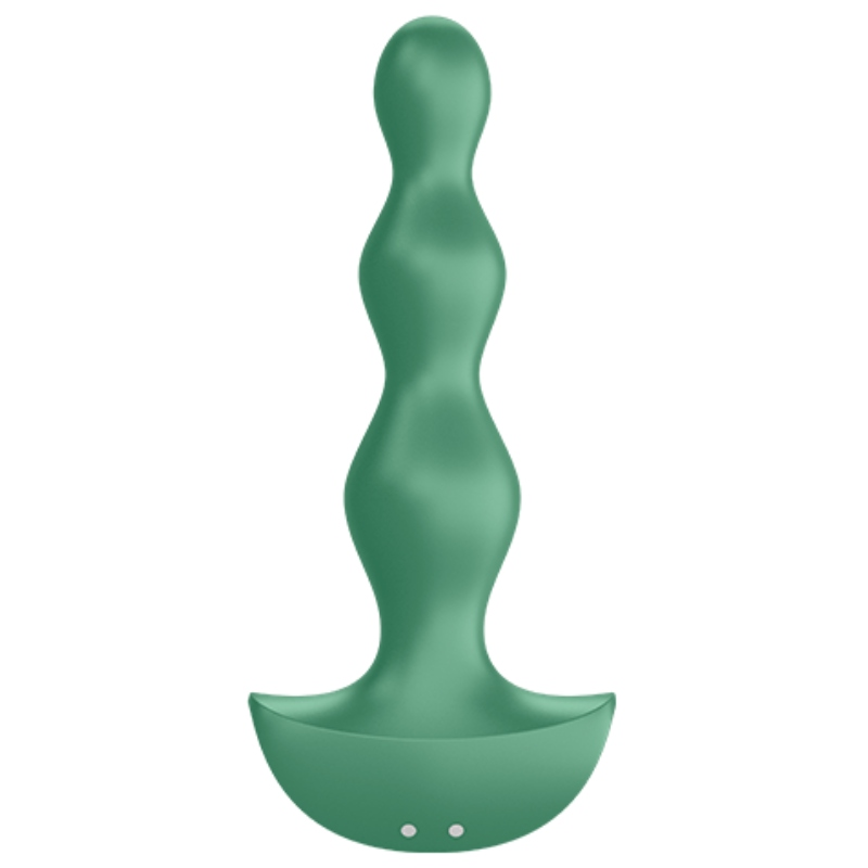 img_107353_90f3673701dc6072532597ae4202a577_1png - Sex Shop | Lodia.gr - 100% Διακριτική Και Παράδοση με courier της επιλογή σας Green silicone anal plug with a wavy, three-bulb shaft and a flared base for safety during use
