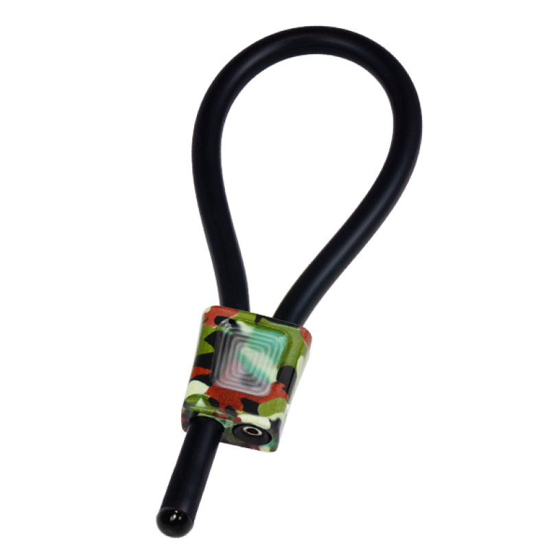 Alternative view of ELECTRASTIM - PRESTIGE ELECTRALOOPS ADJUSTABLE COCK RINGS CAMOUFLAGE
