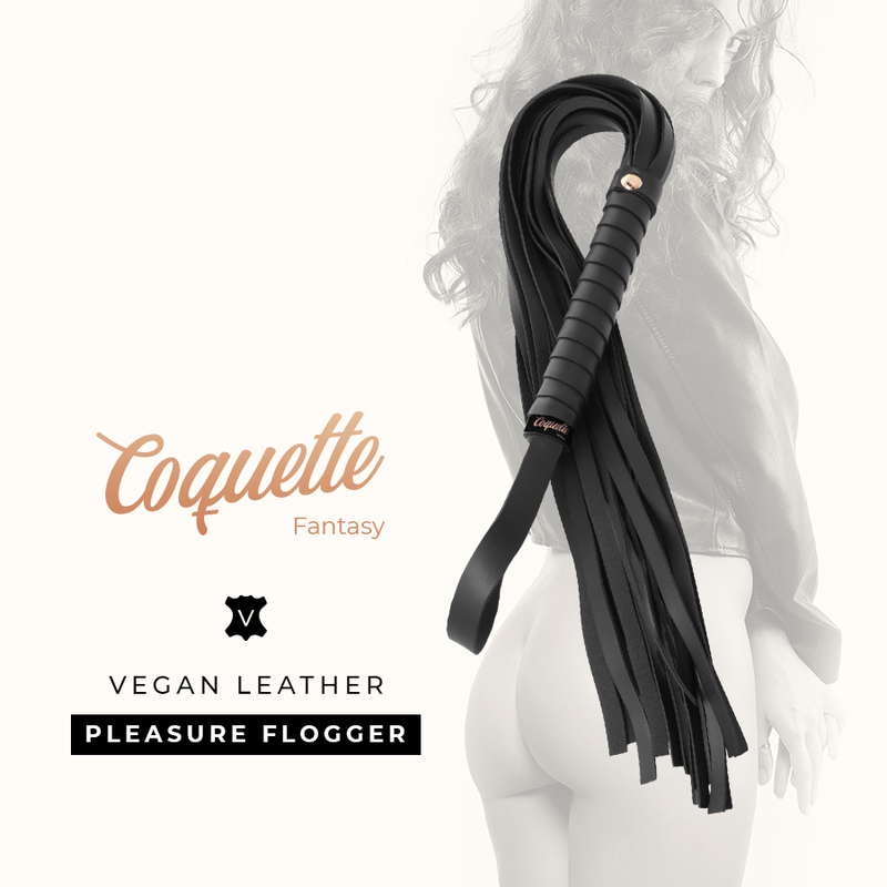 Alternative view of COQUETTE CHIC DESIRE - FANTASY VEGAN LEATHER FLOGGER
