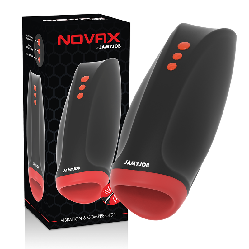 Alternative view of JAMYJOB - NOVAX MASTURBATOR WITH VIBRATION AND COMPRESSION