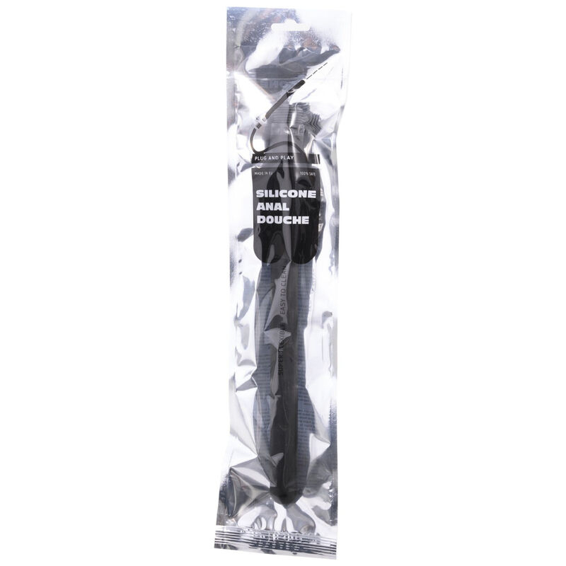 Alternative view of ALL BLACK - SHOWER ANAL SILICONE SISTEMA STOPPER 27 CM