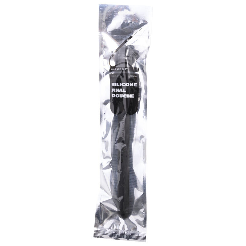 Alternative view of ALL BLACK - RIDGED SHOWER ANAL SILICONE 27 CM