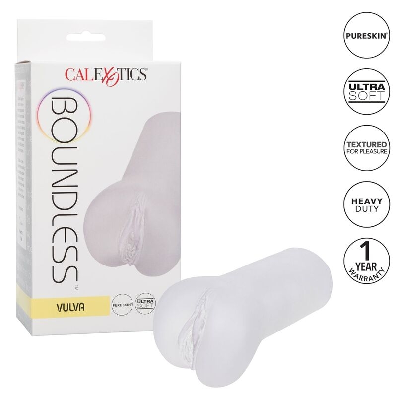 Alternative view of CALEXOTICS - BOUNDLESS VULVA STROKER TRANSPARENT