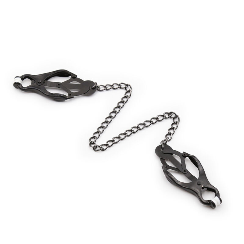 Alternative view of OHMAMA FETISH - JAPANESE NIPPLE Clamps WITH BLACK CHAIN