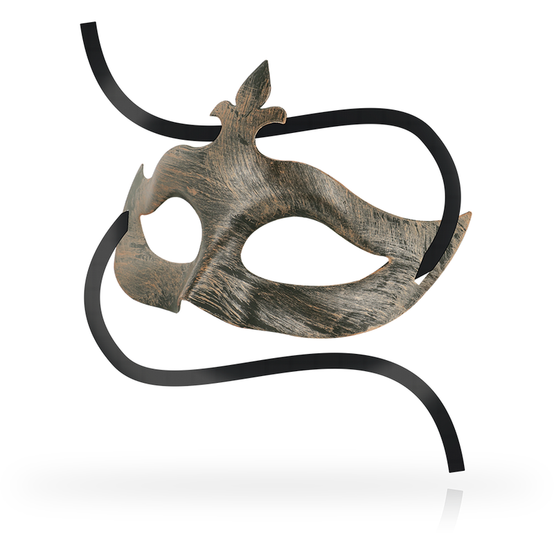Alternative view of OHMAMA - MASKS FLEUR DE LIS COPPER MASK