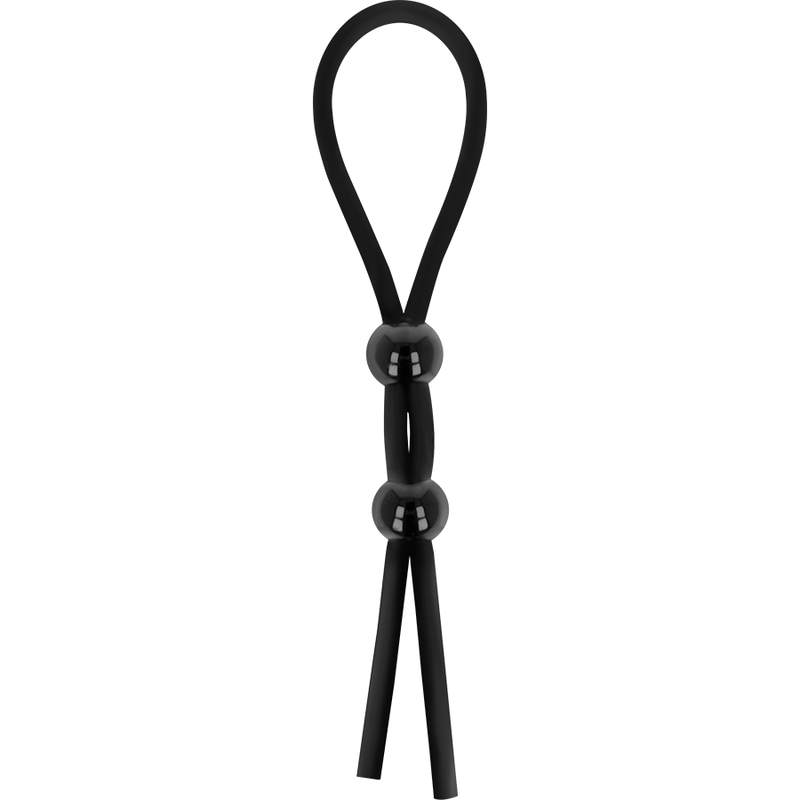 Alternative view of OHMAMA FETISH - CORD-COCK AND TESTICLES RING 2