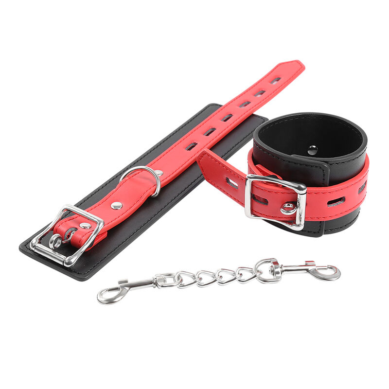 Alternative view of OHMAMA FETISH - LOCK BUCKLE WRIST RESTRAINTS