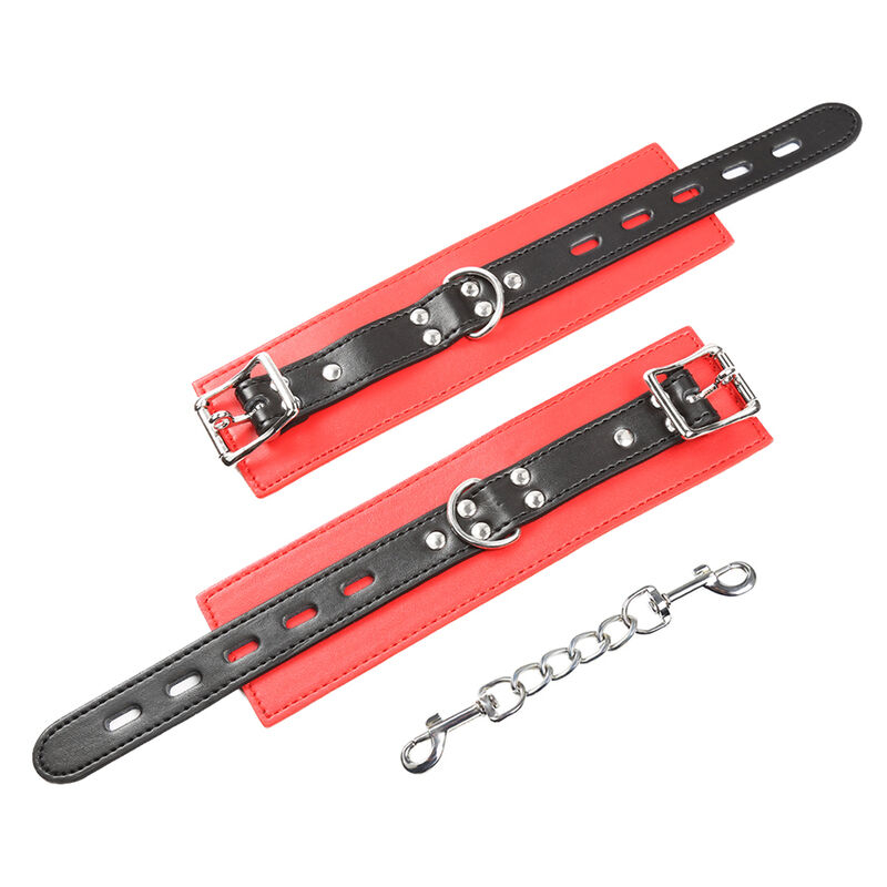 Alternative view of OHMAMA FETISH - LOCKING/BUCKLING WRIST RESTRAINTS