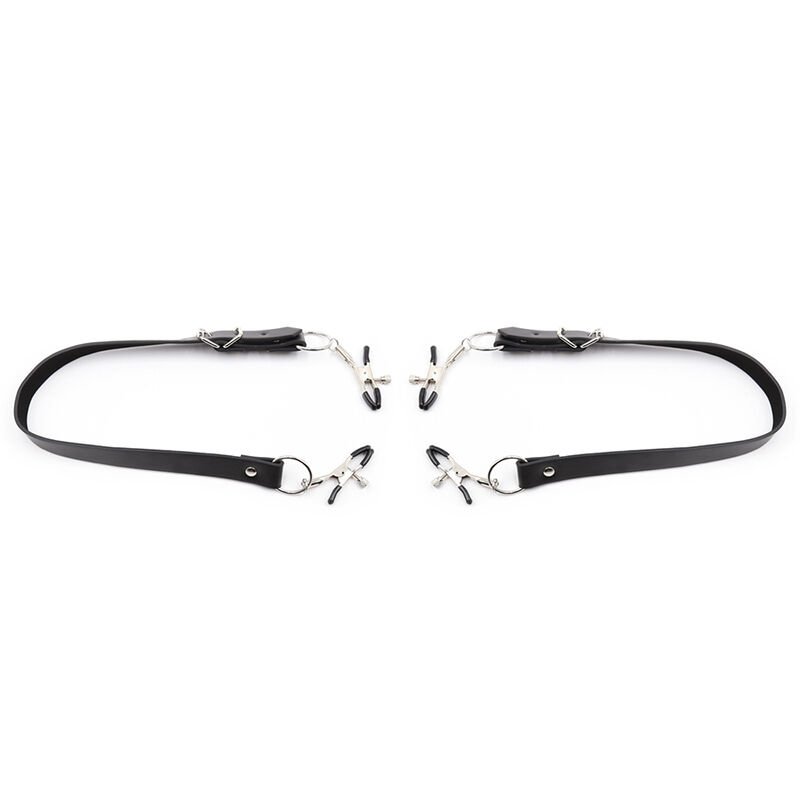 Alternative view of OHMAMA FETISH - CLITORIS CLAMPS WITH LEG STRAPS