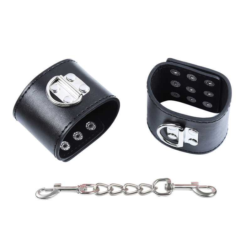 Alternative view of OHMAMA FETISH - WRIST RESTRAINTS SNAP FASTEN METAL