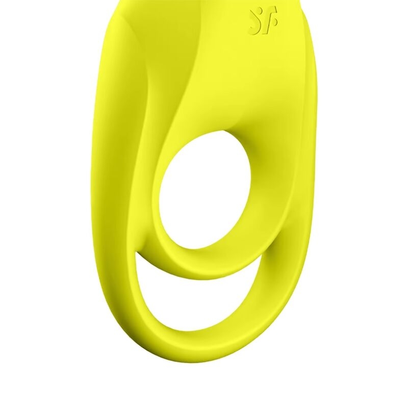 Alternative view of SATISFYER - SPECTACULAR DUO RING VIBRATOR YELLOW