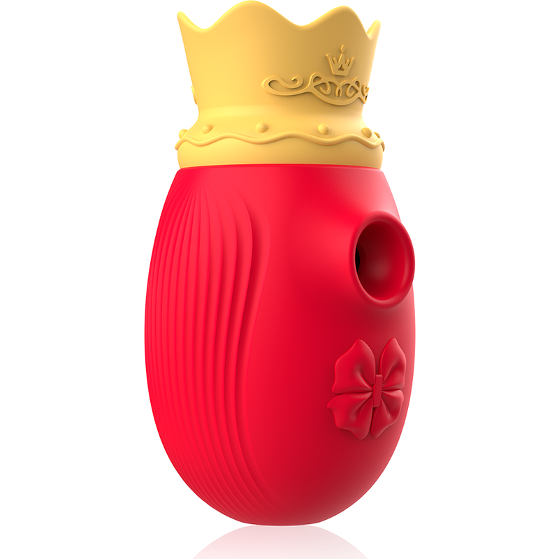 Alternative view of INTENSE - CLITORIS STIMULATOR 10 SUCTION AND LICKING MODES - RED