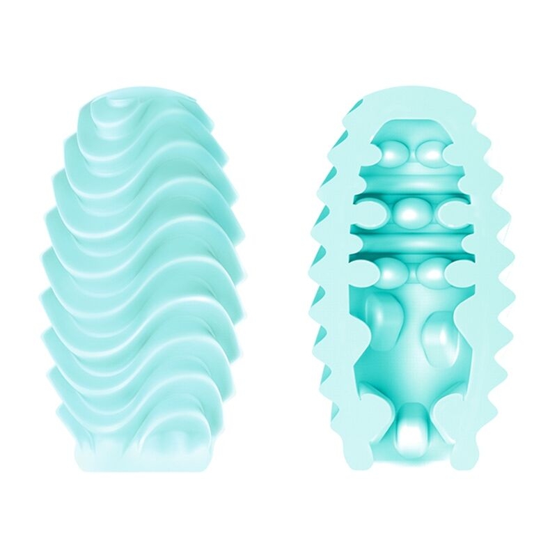 Alternative view of PRETTY LOVE - TURQUOISE DOUBLE SIDED MASTURBATOR EGG