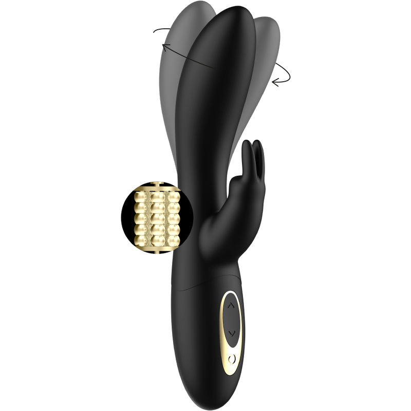 Alternative view of IBIZA - POWERFUL PEARLED ROTATOR WITH RABBIT