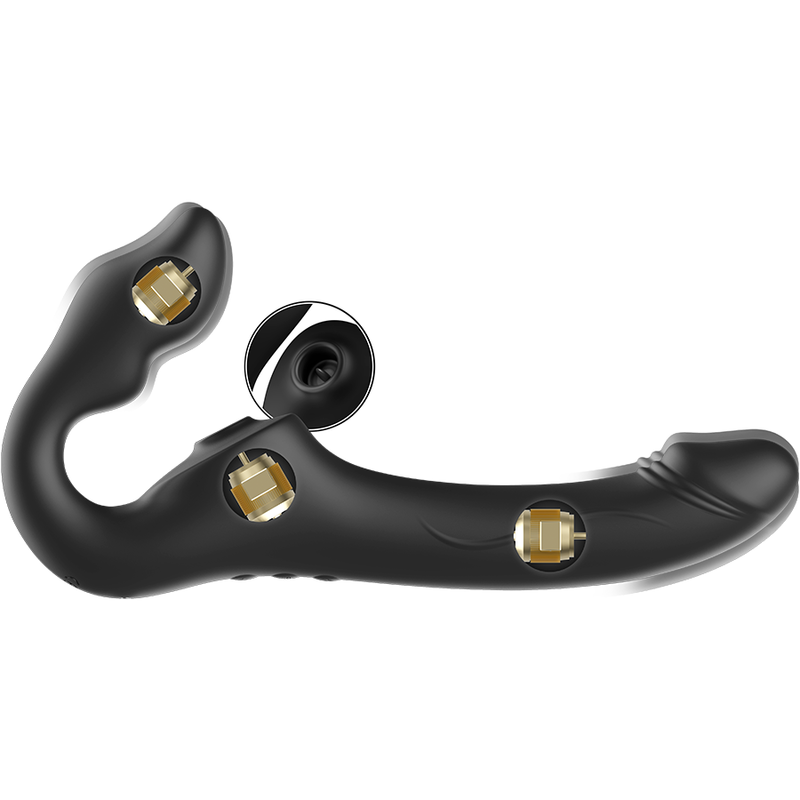 Alternative view of IBIZA - REMOTE CONTROL STRAPLESS VIBRATOR 3 MOTORS 1000 COMBINATIONS.
