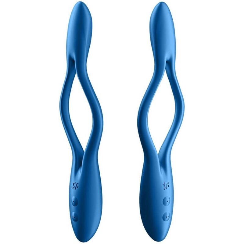 Alternative view of SATISFYER - ELASTIC GAME MULTI VIBRATOR BLUE